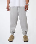 Classic Open Hem Pant - Heather Grey