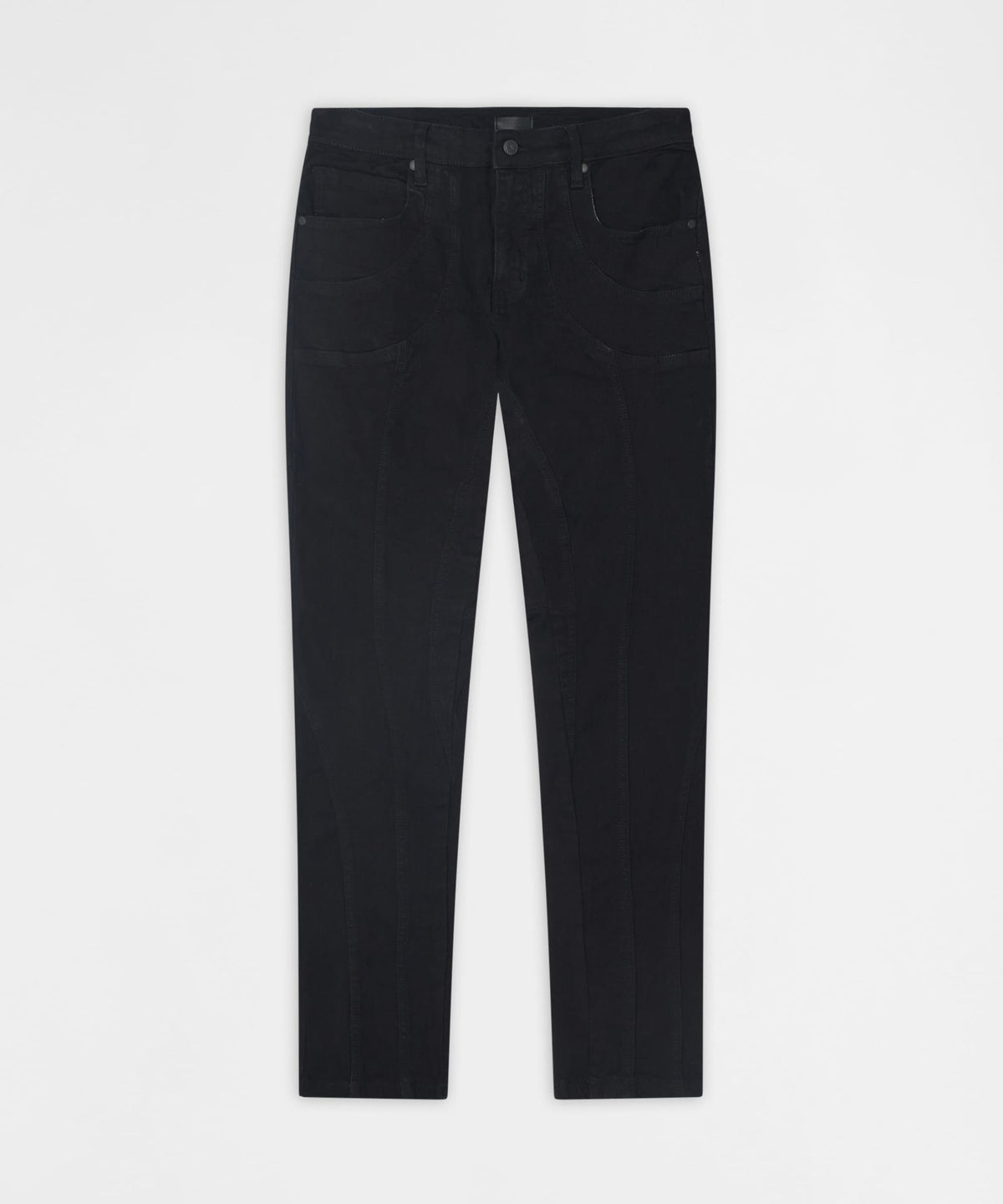 Classic Panel Skiny Jeans - Black