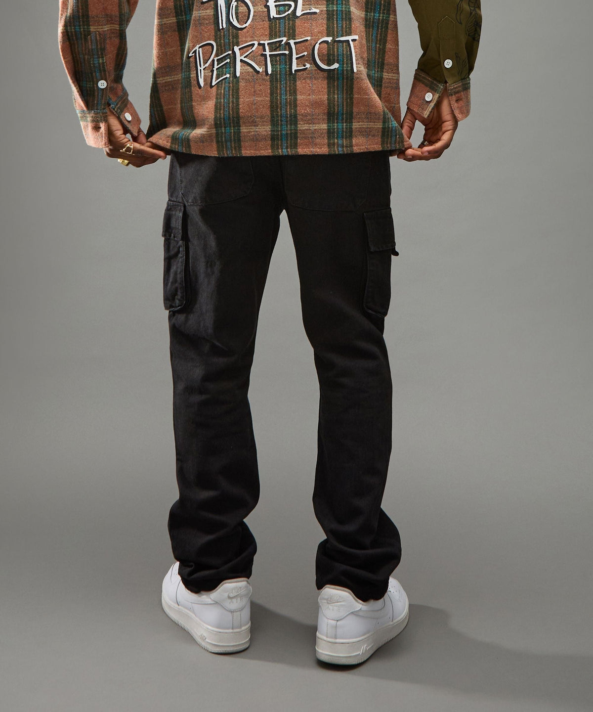 Classic Utility Cargo Pants - Black
