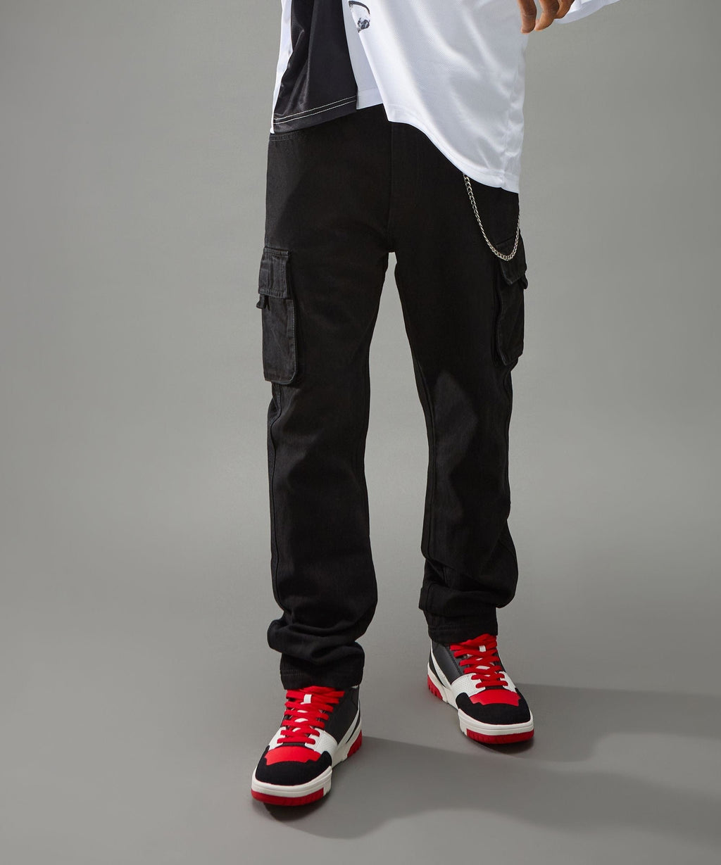 Classic Utility Cargo Pants - Black