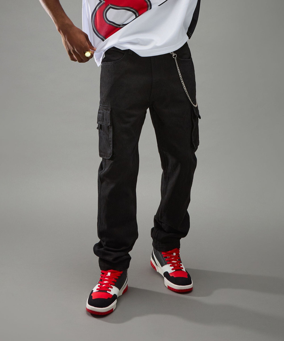 Classic Utility Cargo Pants - Black