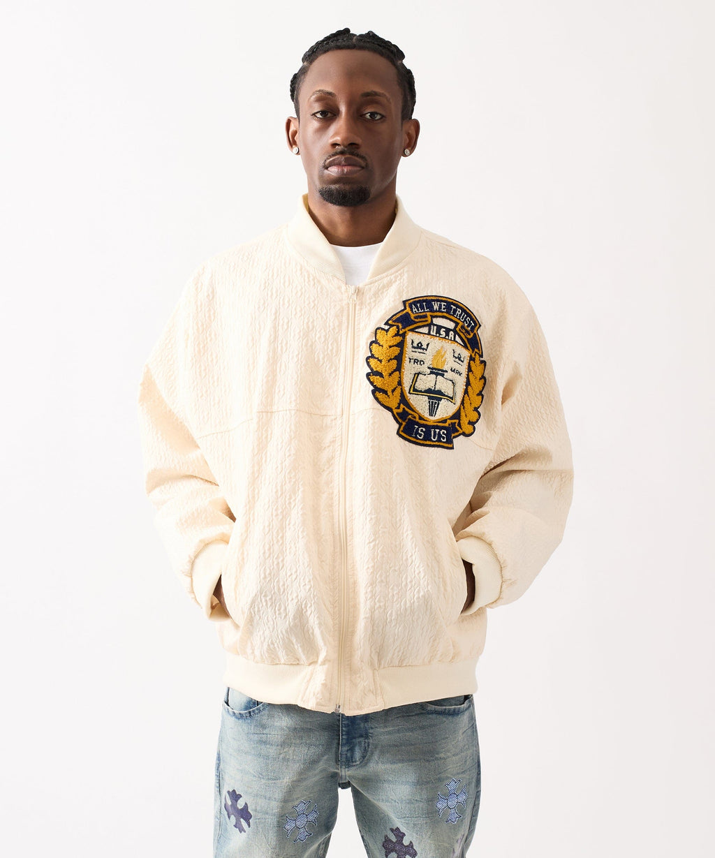 Coaches Chenille Jacket - Cream