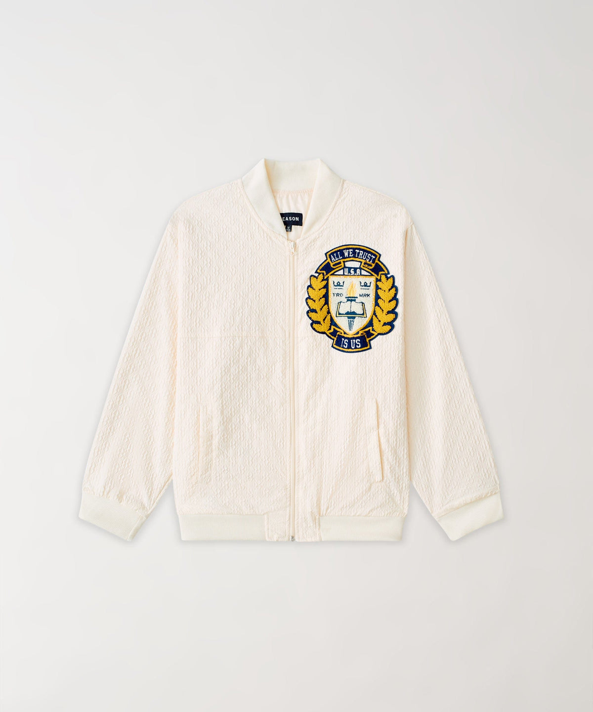 Coaches Chenille Jacket - Cream