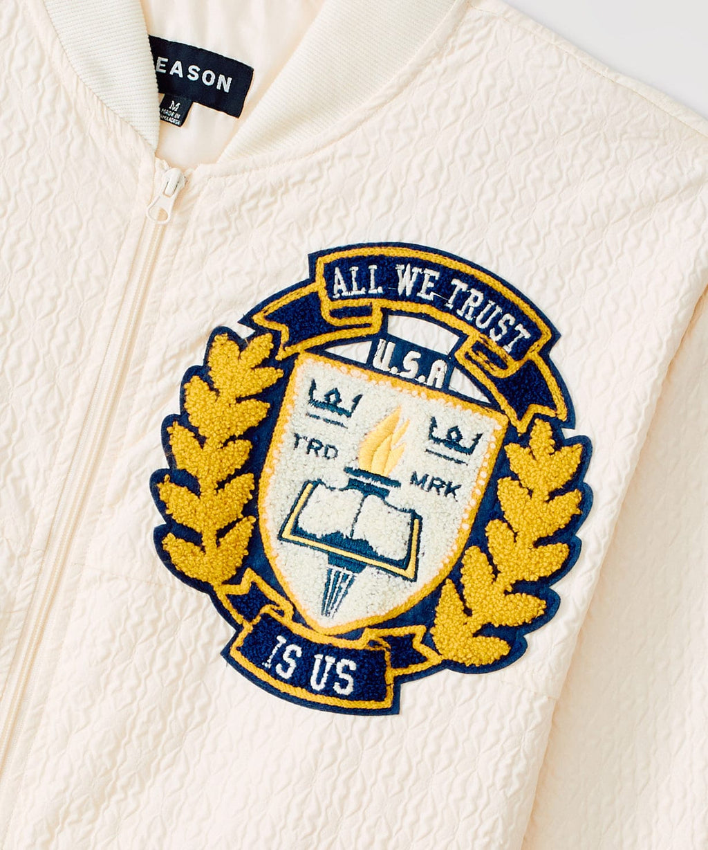 Coaches Chenille Jacket - Cream